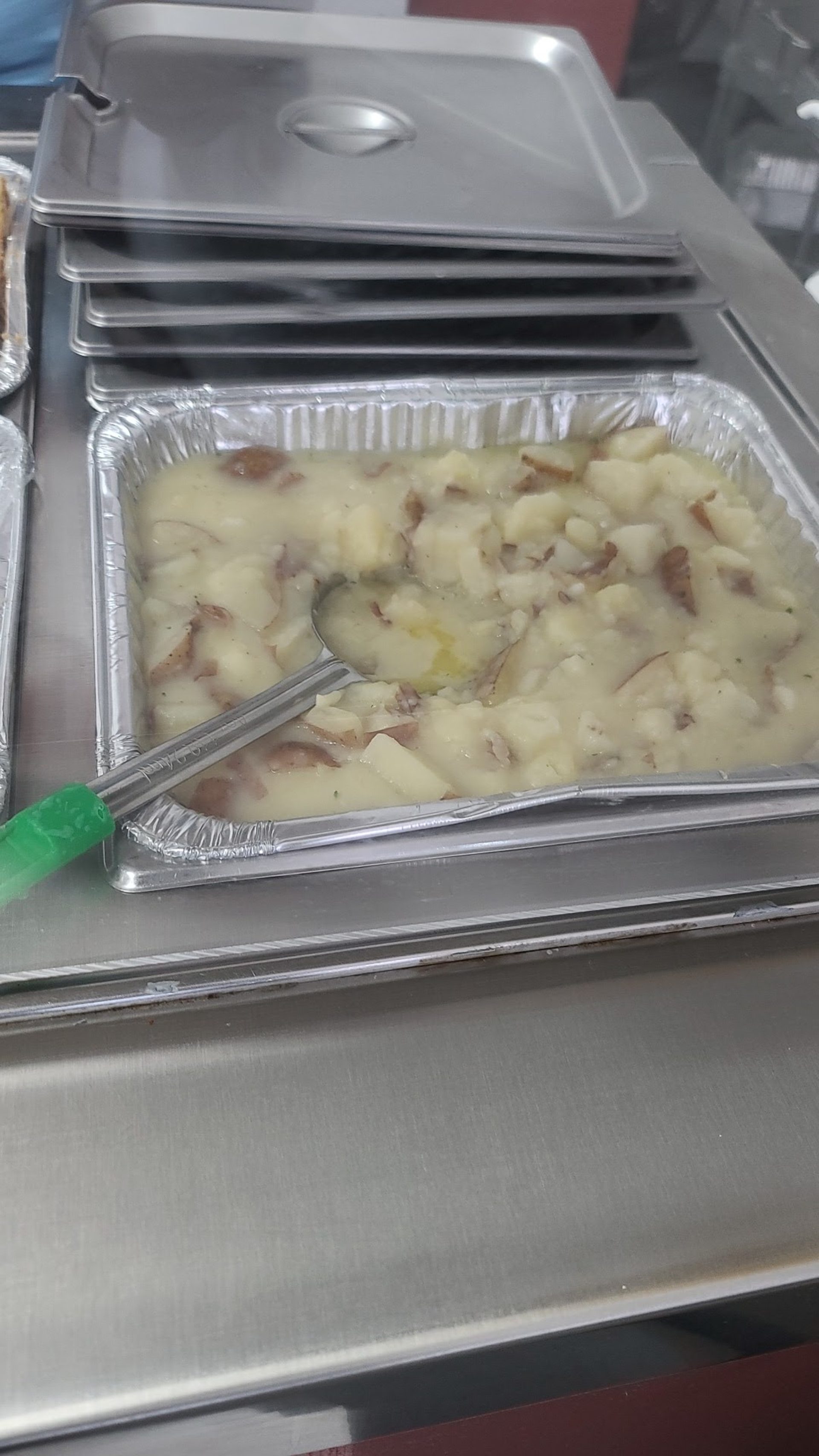 The potato bowl with pulled pork